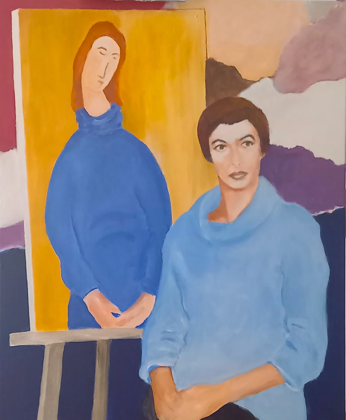 À Modigliani — œuvre de Didier Audibert