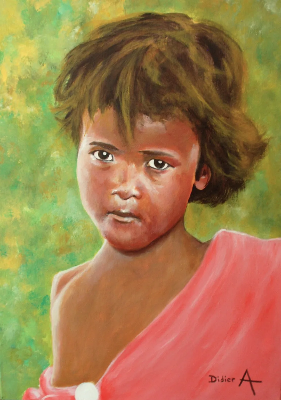 Enfant de Madagascar (1) — œuvre de Didier Audibert