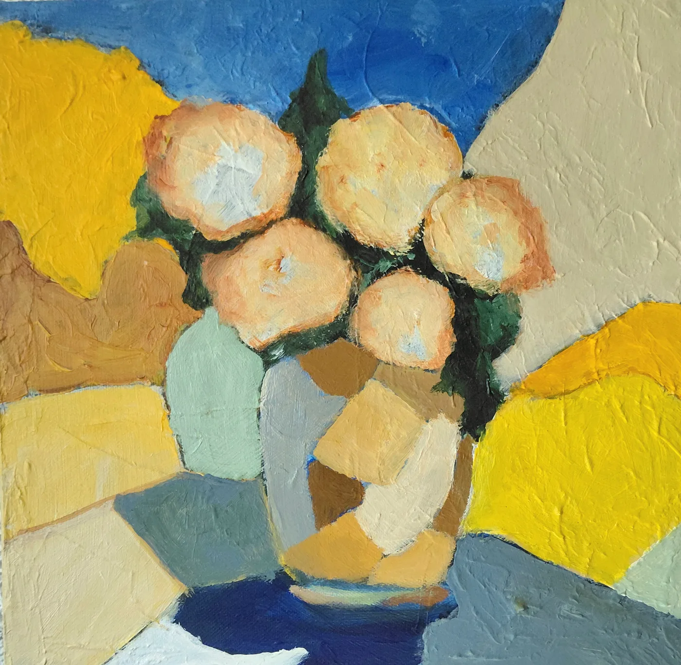 Fleurs en pot (1) — œuvre de Didier Audibert