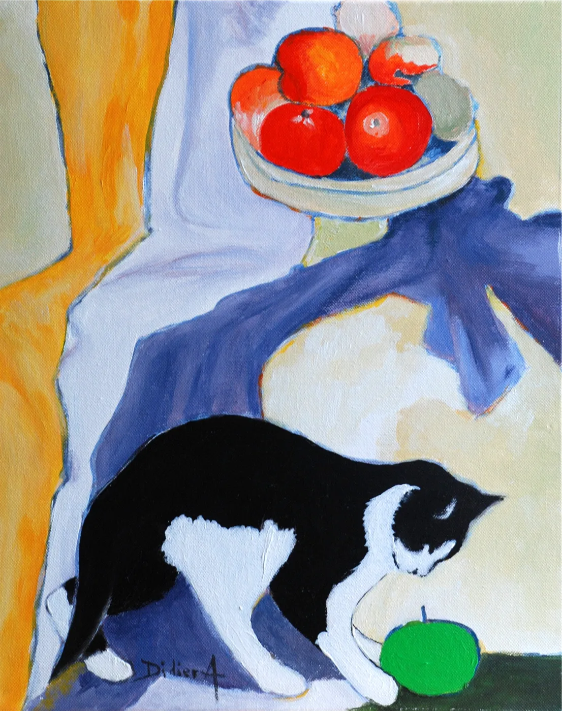 Jeu de pomme — œuvre de Didier Audibert