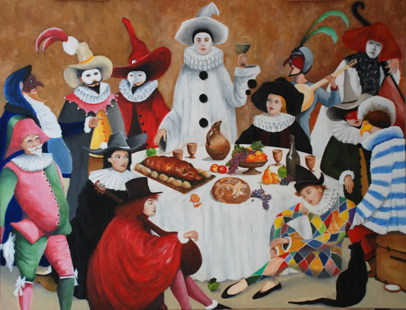 La Commedia dell'arte mise en scène — œuvre de Didier Audibert