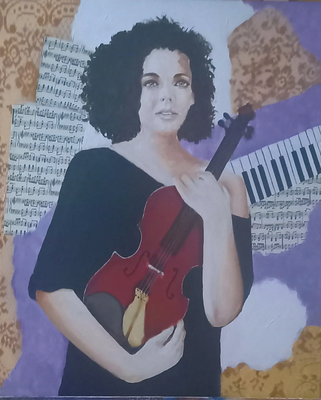 La violoniste — œuvre de Didier Audibert