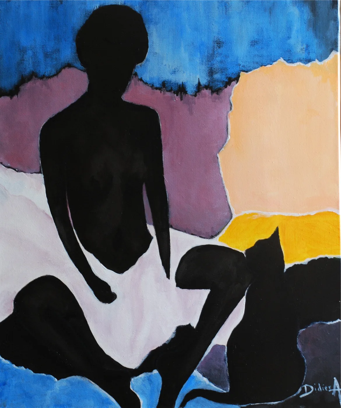 Pensive — œuvre de Didier Audibert