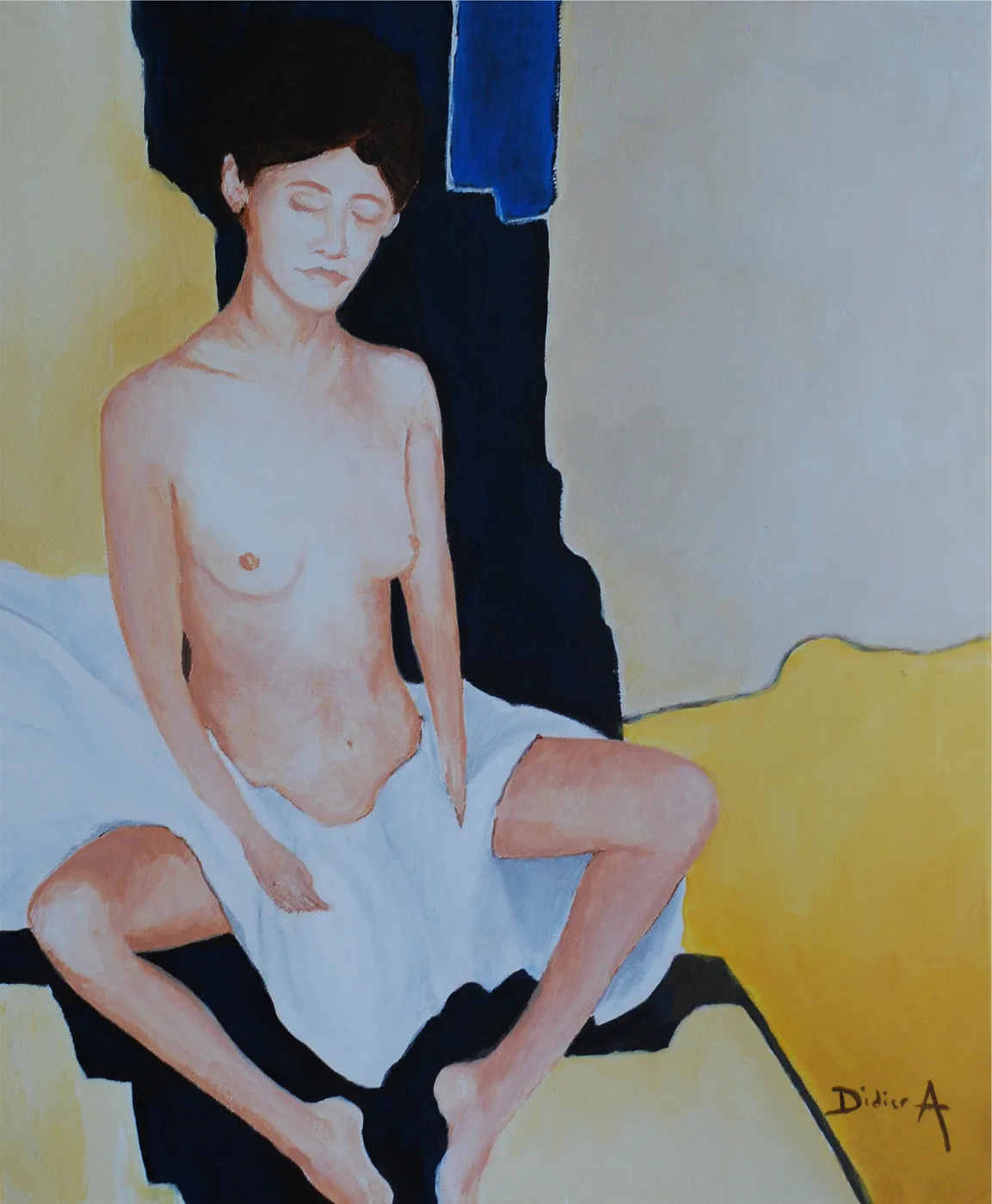 Pensive — œuvre de Didier Audibert
