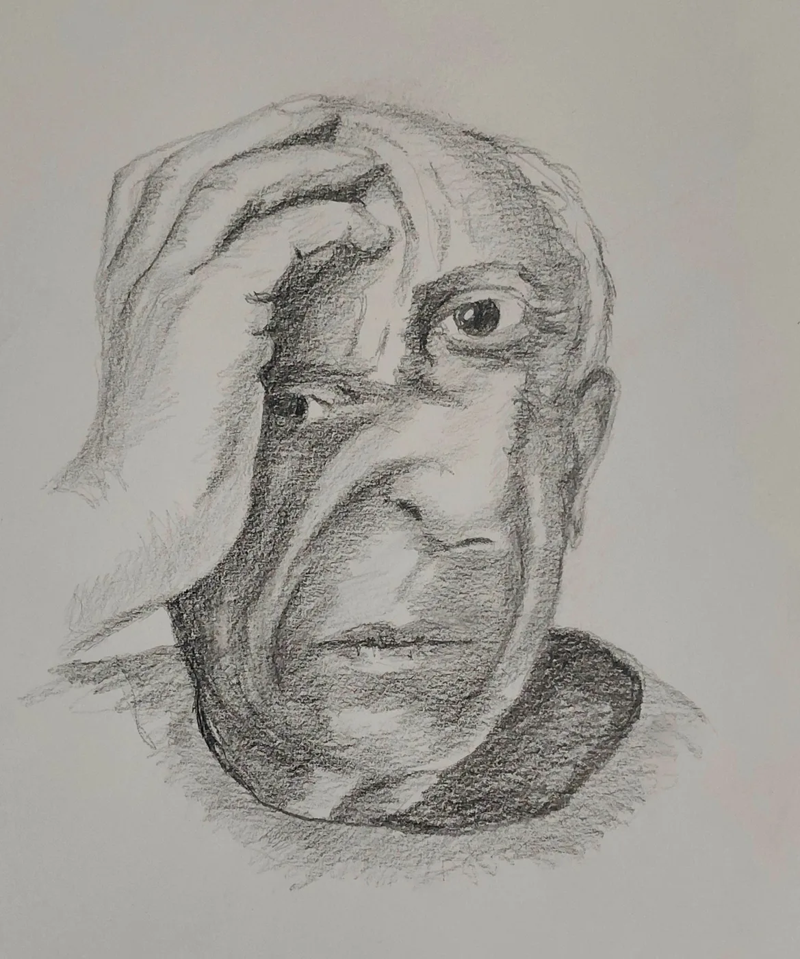 Portrait dessiné de Picasso par Didier Audibert