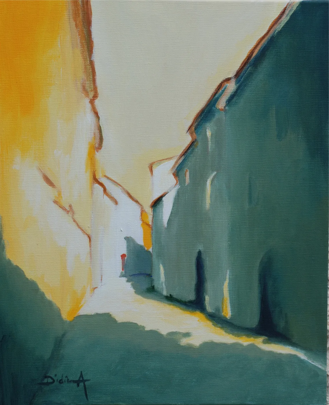 Rue Grande Bourgade — œuvre de Didier Audibert